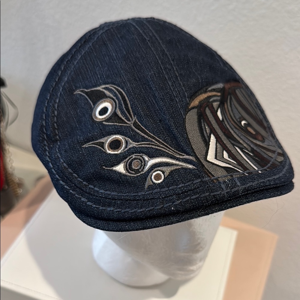 Goorin Bros Navy Blue Artistic 1333 Minna Cap, Size Small